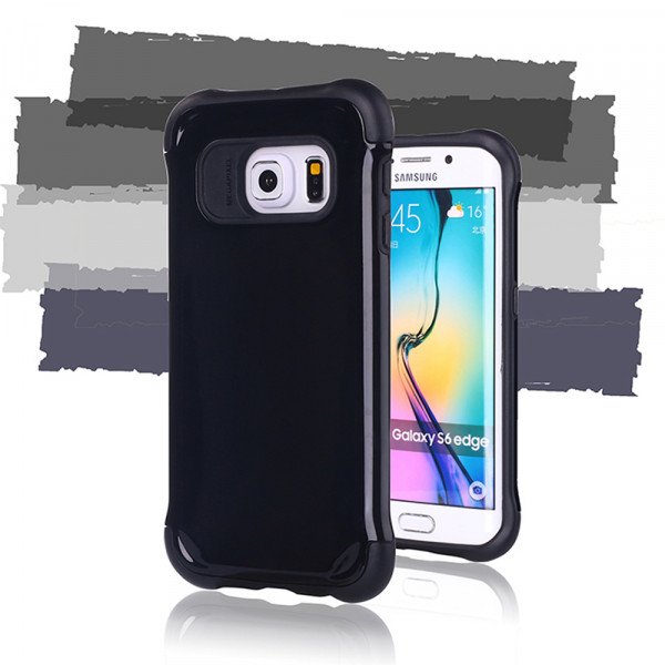 Wholesale Samsung Galaxy S6 Slim Shield Hybrid Case (Black)